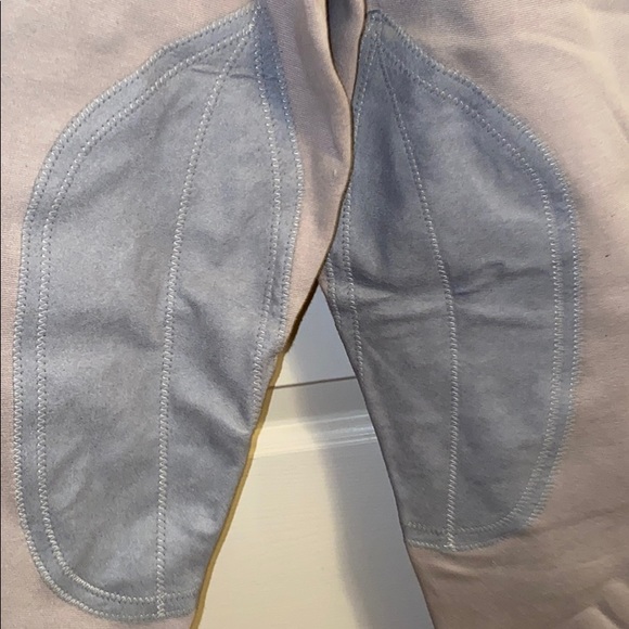 Plus Size Gray Riding Pants - Picture 2 of 4